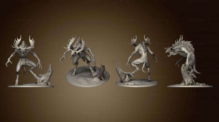 3D model wendigo complete nocorpse (STL)