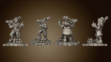 3D model Whurdred the Artificer Base (STL)