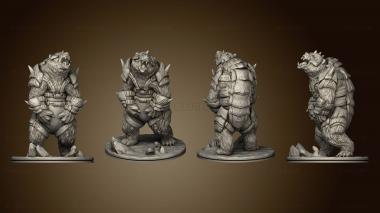 3D model Wilds of Wintertide Bear A Armored Complete Based (STL)