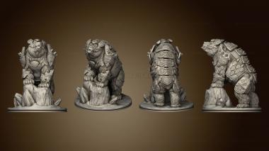 3D model Wilds of Wintertide Bear B Armored Based (STL)