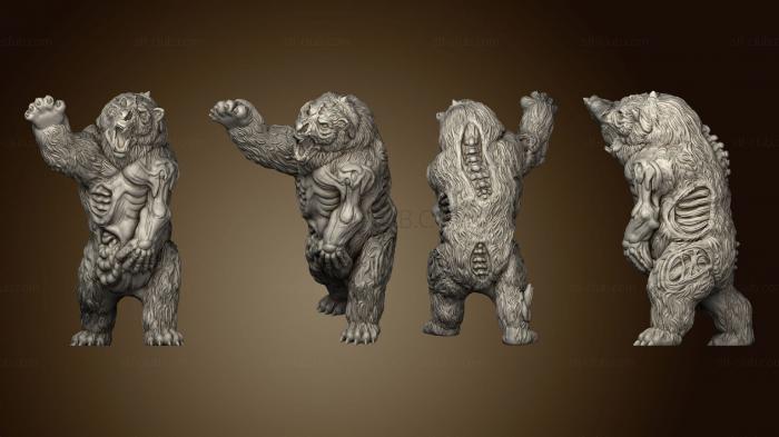 3D model Wilds of Wintertide Undead Bear Unbased (STL)