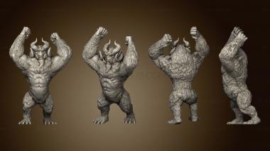 3D model Wilds of Wintertide Yeti B Unbased (STL)