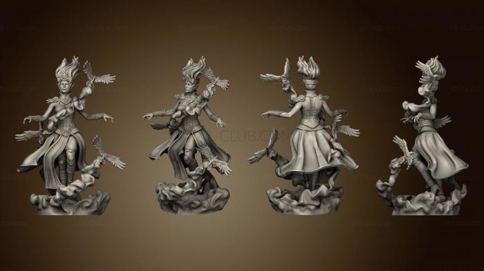 3D model Wind Genasi Female Magic (STL)