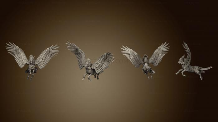 3D model Wind Knights Pegasus and CG (STL)