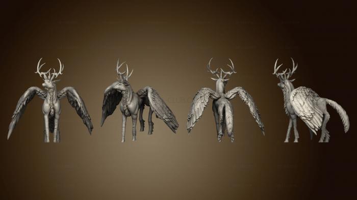 3D model Winged Deer Large (STL)