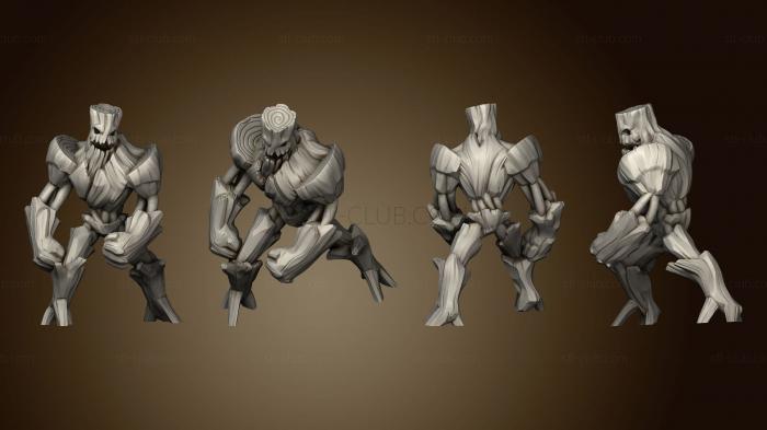 3D model Wood Golem no Base (STL)