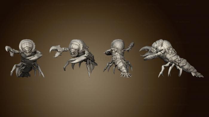 3D model Yurian Lobster Attacking Large (STL)