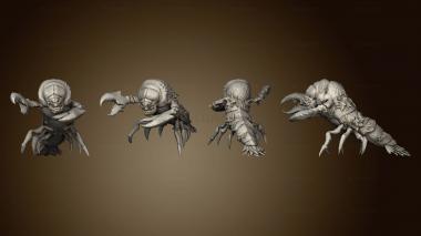 3D model Yurian Lobster Attacking Large (STL)