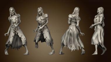 3D model Zombie Female 1 (STL)