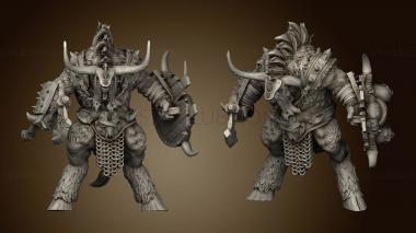 3D model Minotaur shield (STL)