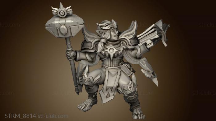 3D model Dafne and Guliak the Epic Battle halfling (STL)