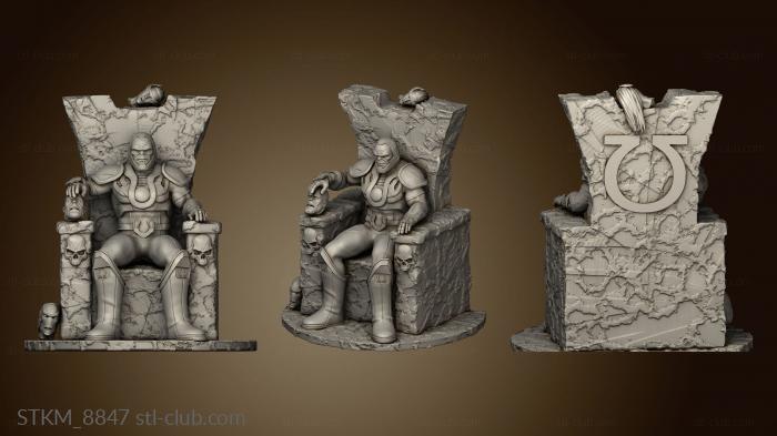 3D model Darkseid throne gauntlet (STL)