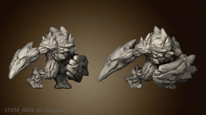 3D model Earth elementals elemental (STL)