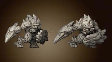 3D model Earth elementals elemental (STL)