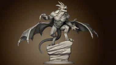 3D model Gargoyles Dragon (STL)