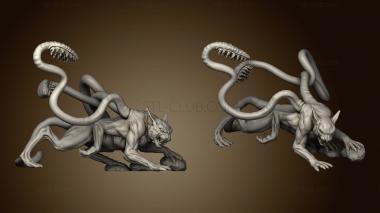 3D model Fantasy big cat At (STL)