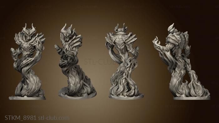 3D model orbund Fire Elemental (STL)