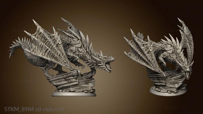 3D model choes CORRUPTION ECHOES Enemy Corrupted Dragon (STL)