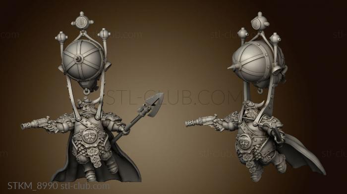 3D model Fantasy Inner Circle Jarls Rune Riders (STL)