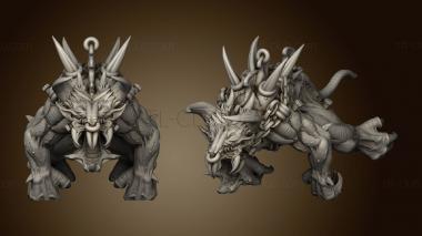 3D model CREATURE MOUNTED (STL)