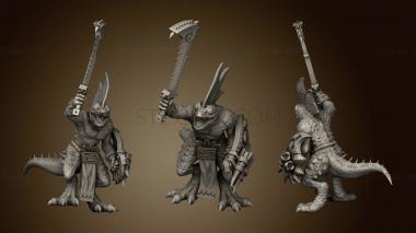 3D model KNIGHT Skink Sword Hunter (STL)