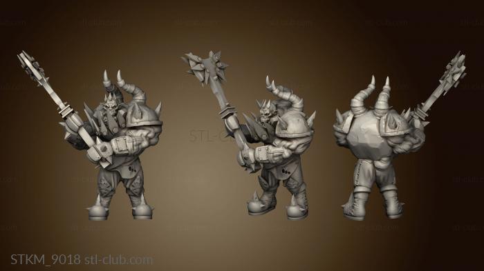 3D model orc warrior (STL)