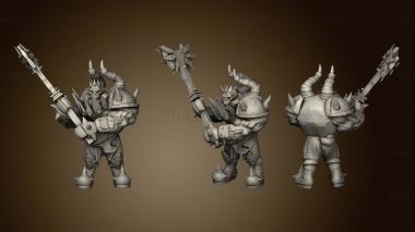 3D model orc warrior (STL)