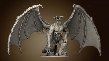 3D model Undead Bat Dragon (STL)