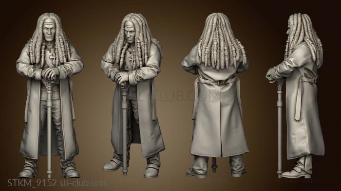 3D model SKULL HUNTERS THE BONE CLAN BUDOL GANG BOSS KING RASTA (STL)