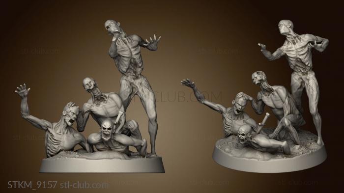 3D model Lich Giant Zombie Grp (STL)