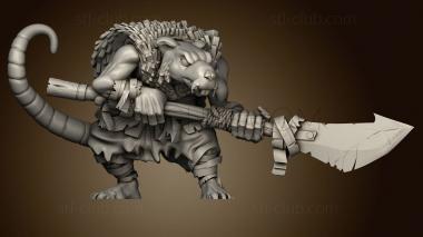 3D model Shinobi rat (STL)