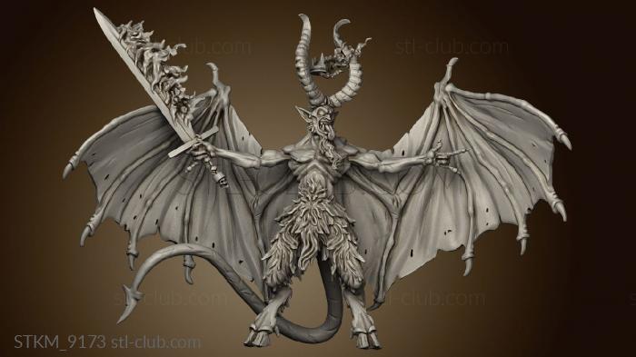 3D model the devil (STL)