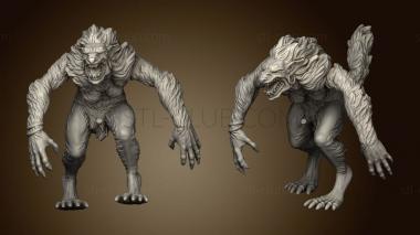 3D model Into the Woods Crippled G?d Foundry Werewolf reported (STL)