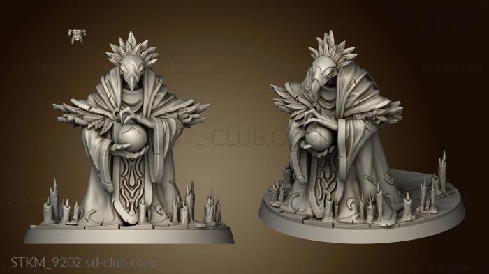 3D model Feather Folk cleric (STL)