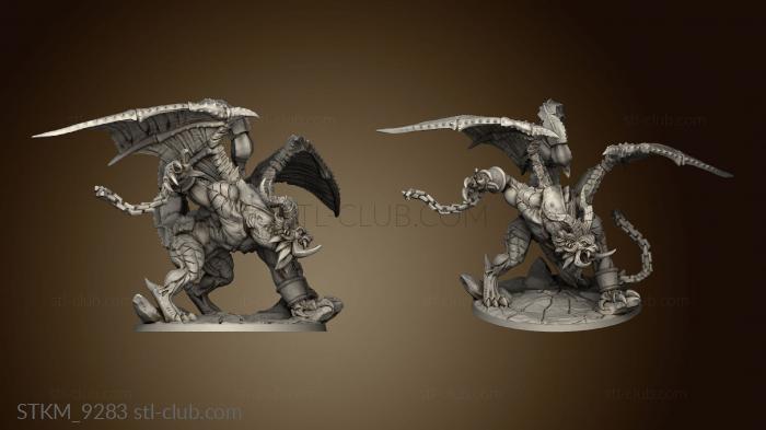 3D model ashen manticore chain (STL)