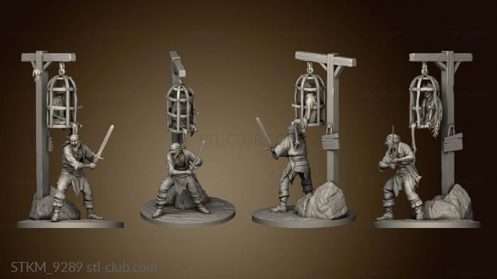 3D model Pirates Grim Waters Siblings (STL)