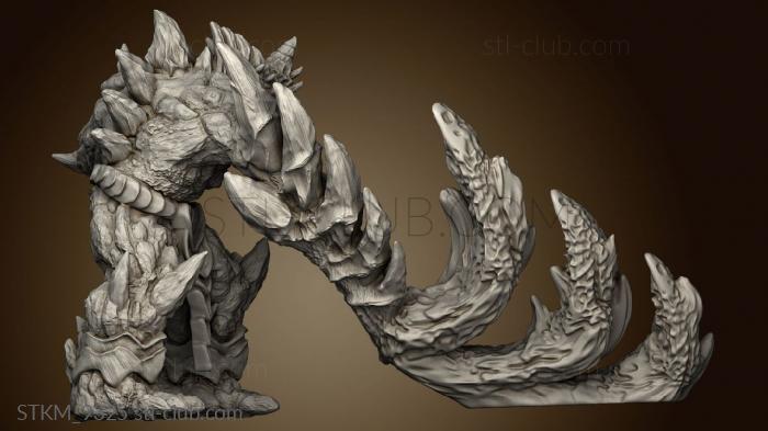 3D model Caves Despair Lava Golem Attack (STL)