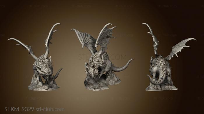 3D model Caves Despair Cave Dragon Fire Breath (STL)