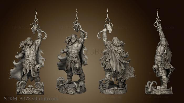 Fantasy Journey to Nidavellir Toreador Clan Thor Statue