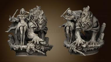 3D model Beauty and the beast (STL)