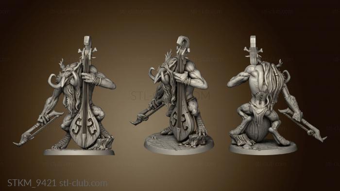 3D model Rock Trolls Zukki the Cellist Troll (STL)