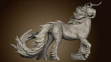 3D model Set Kirin Tail (STL)