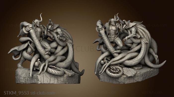 3D model hellboy Fighting Hellboy (STL)