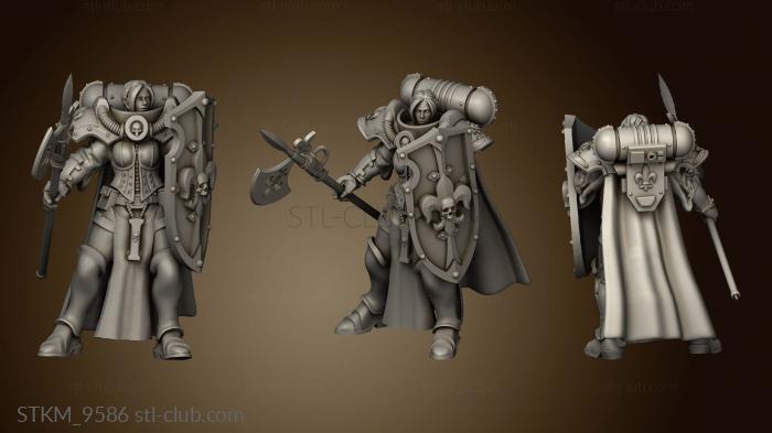 3D model Crusaders weapons Coat Halberd (STL)