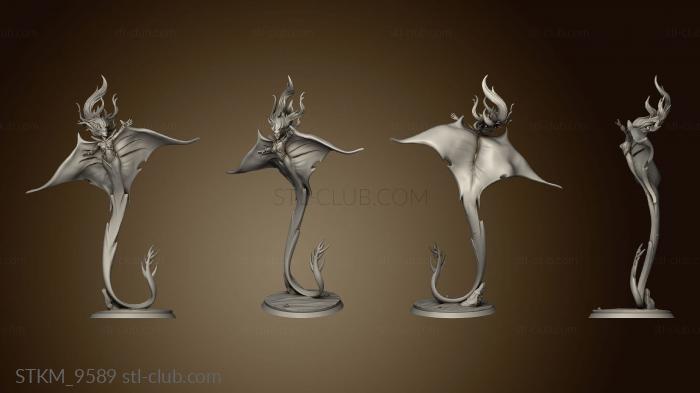 3D model Kingdom The Depth Phoea Manta Seer (STL)