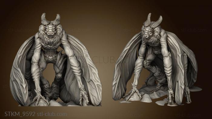 3D model Mothman (STL)