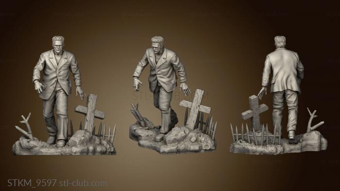 3D model Frankenstein Monster statue (STL)