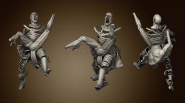 3D model Ruins Madness Mummy Running (STL)