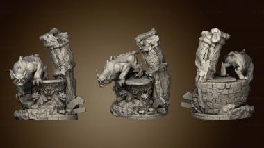 3D model Gargoyles Brooklyn and Bronx (STL)