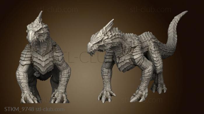 3D model Monster White Guard Drake (STL)